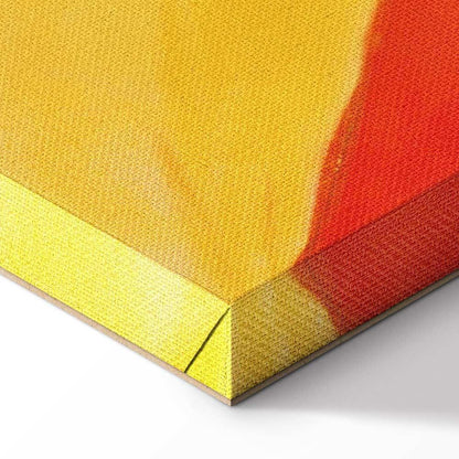 Leinwandbild - August Macke – With a Yellow Jacket