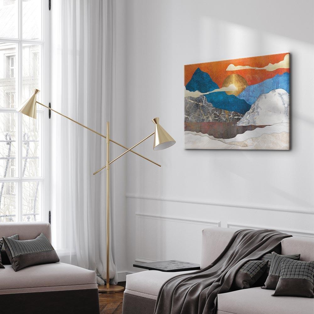 Leinwandbild - Mountain Idyll (1 Part) Wide