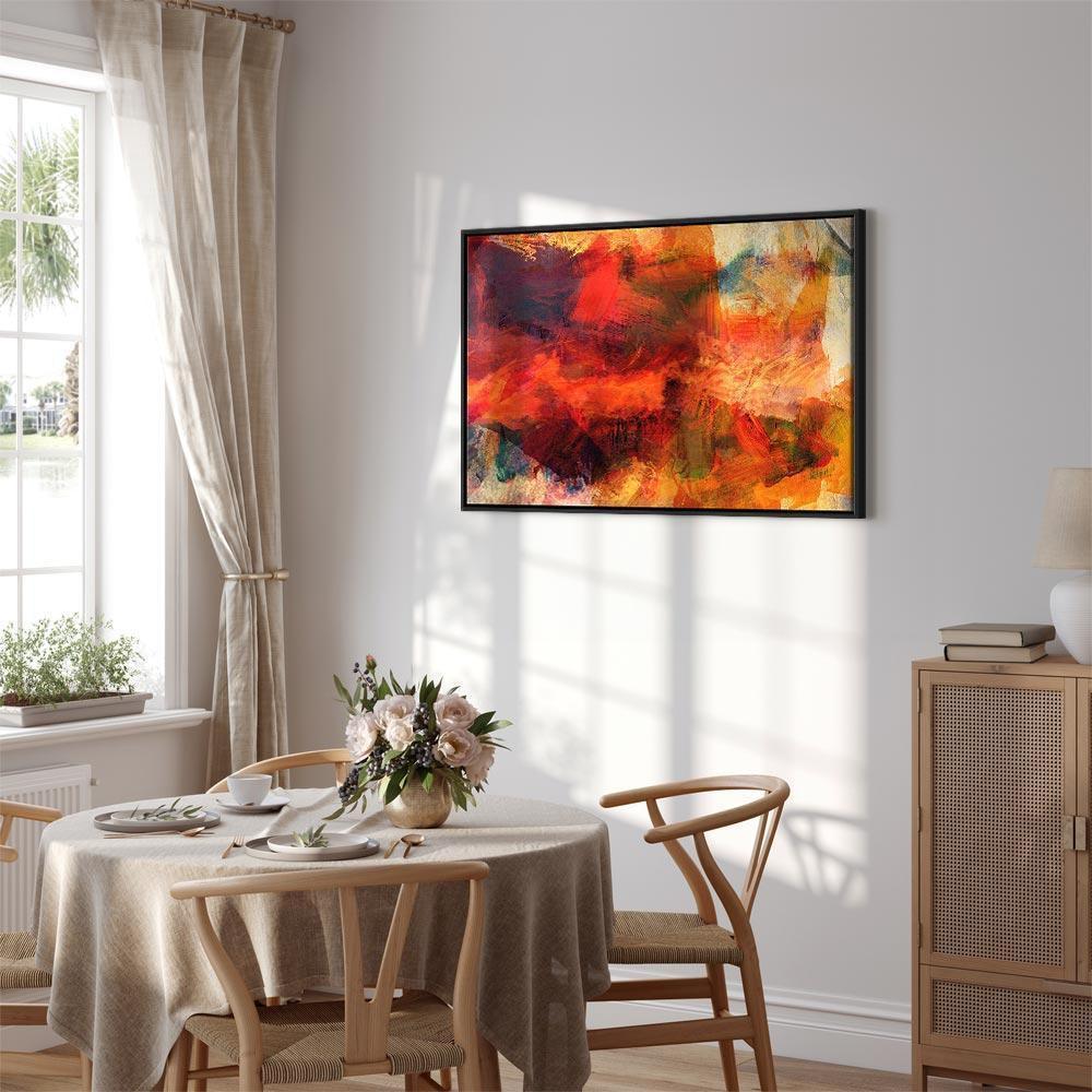 Leinwandbild - Explosion of Wild Colors (1 Part) Wide