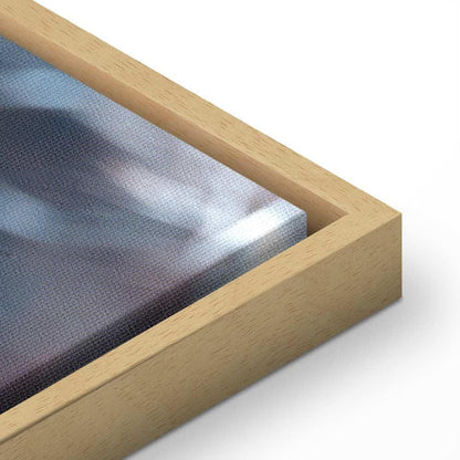 Leinwandbild - Plant in Blues (1 Part) Vertical