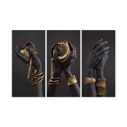 Leinwandbild - Midass Touch (3 Parts)