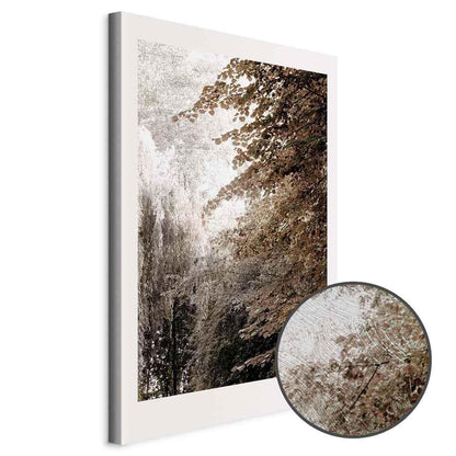 Leinwandbild - Sepia Park (1 Part) Vertical