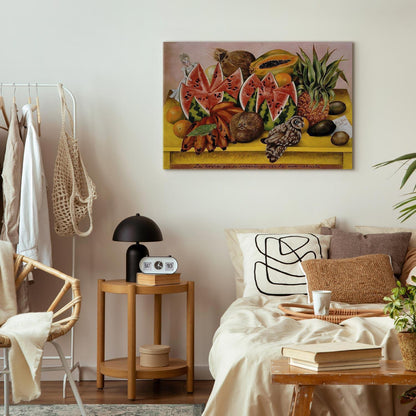 Leinwandbild - Frida Kahlo – A Bride Frightened at the Sight of Life Opened