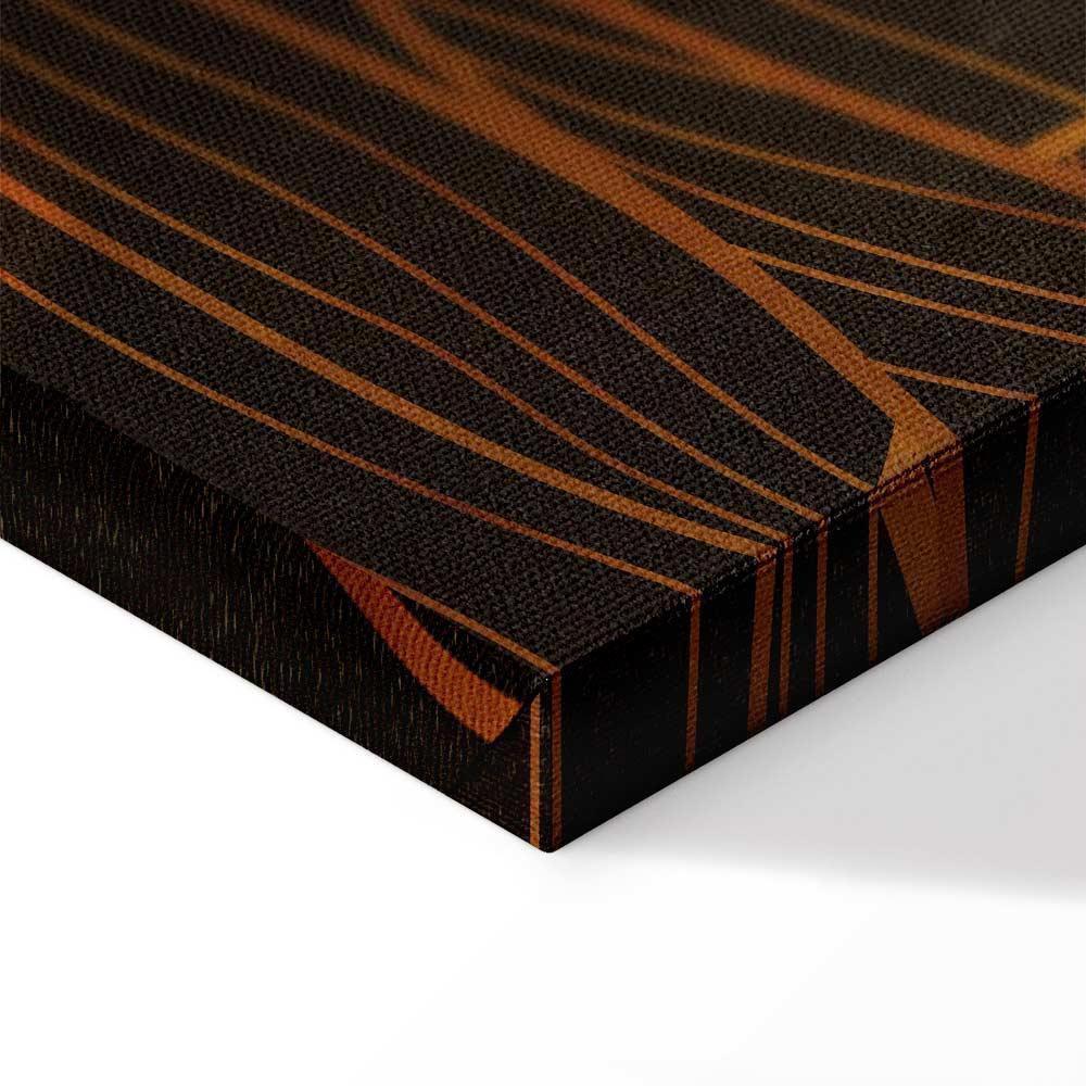 Leinwandbild - Dance of Golden Leaves (1 Part) Wide