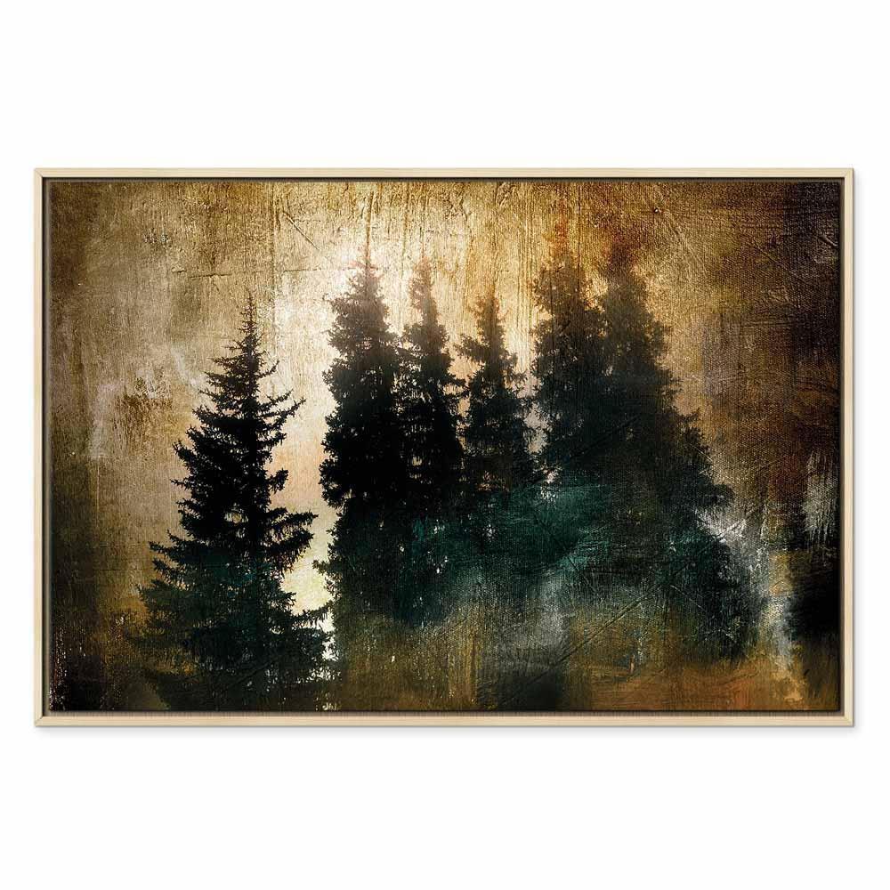 Leinwandbild - Stately Spruces (1 Part) Wide