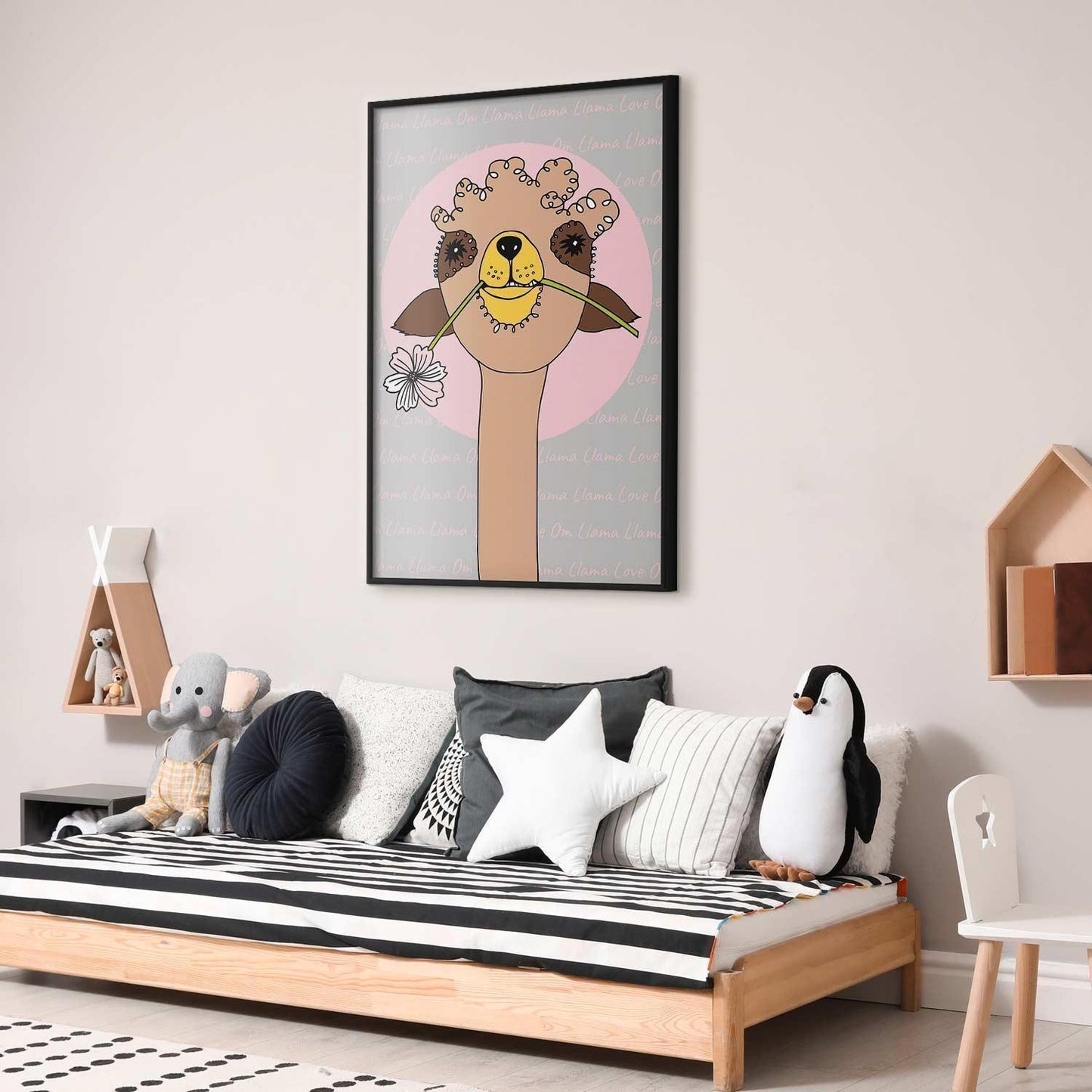 Poster - Cheerful Llama Artgeist