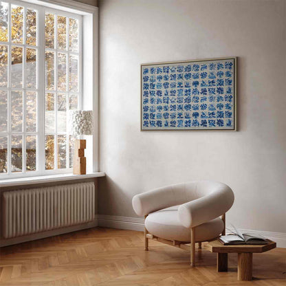 Leinwandbild - Azulejos tiles – traditional Portuguese ceramic tiles