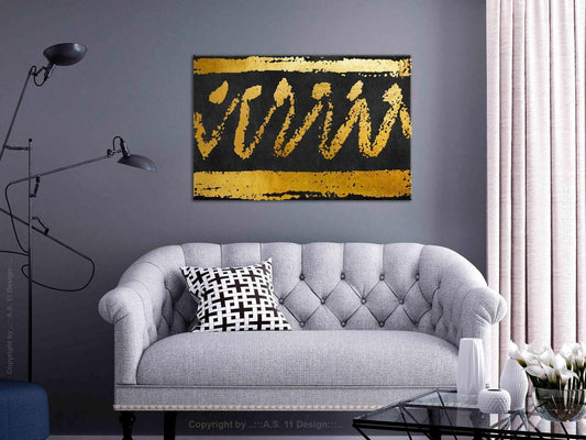 Leinwandbild - Gold Seal (1 Part) Wide Artgeist