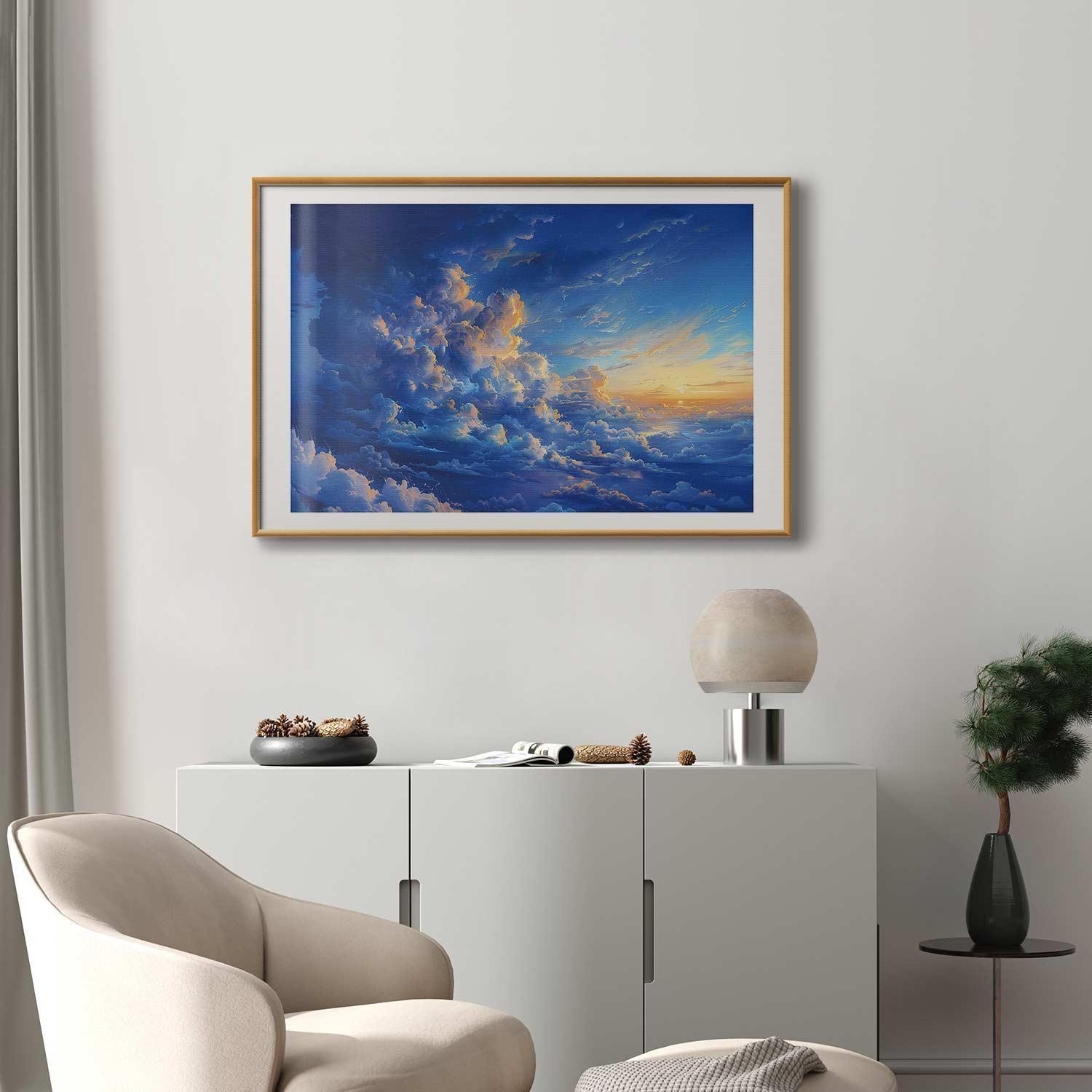 Poster - When the Sky Becomes Canvas: A Masterpiece of Nature in the Clouds Artgeist