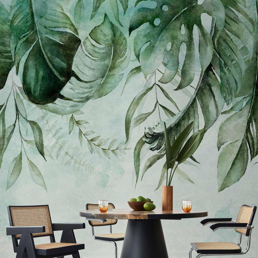 Naturdesign in sanften Grüntönen


