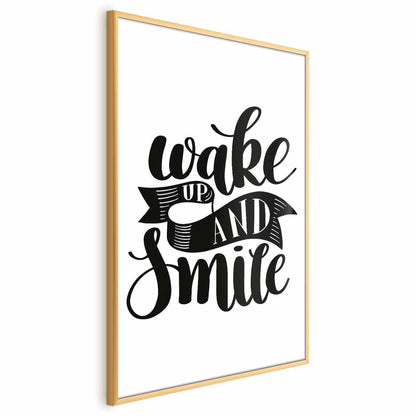 Poster - Wake Up and Smile Artgeist