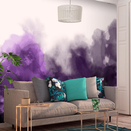 Fototapete - Watercolour Variation - Violet Artgeist