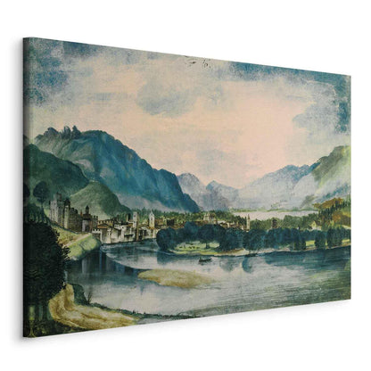 Leinwandbild - Albrecht Dürer – View of Trento from the North