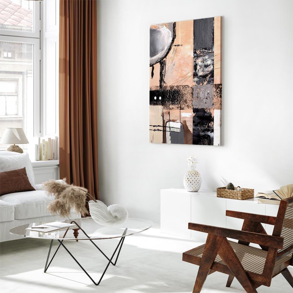 Leinwandbild - Enchanted Visions (1-part) - Artistic Background in Abstract Form