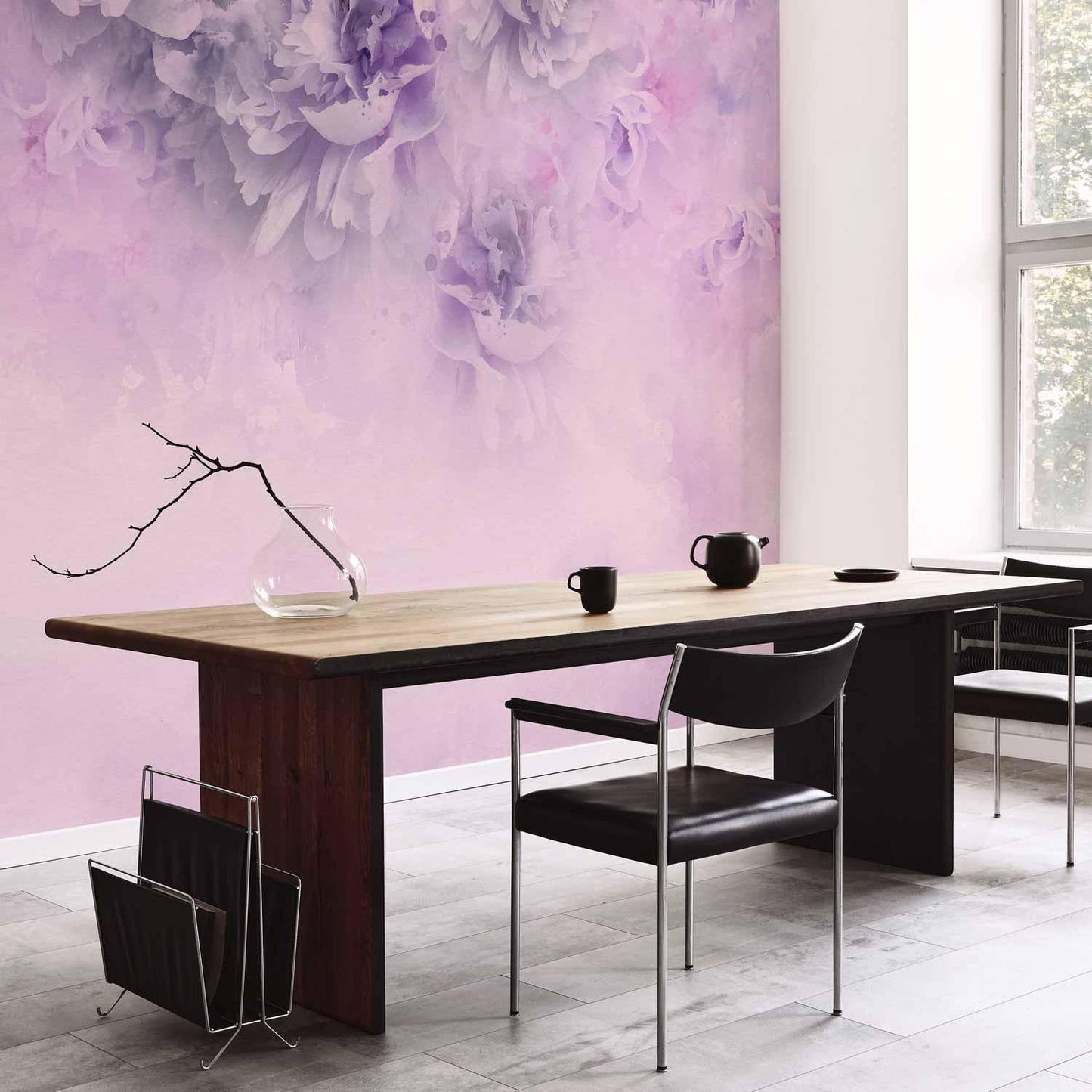 Fototapete - Floral Etude of Life - Third Variant