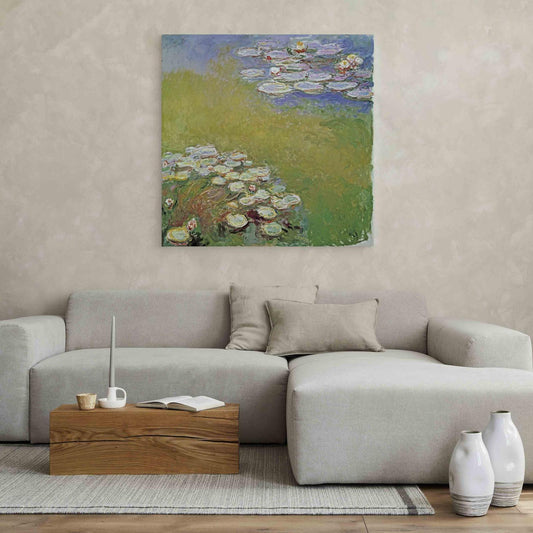 Leinwandbild - Water Lilies (Claude Monet) Artgeist