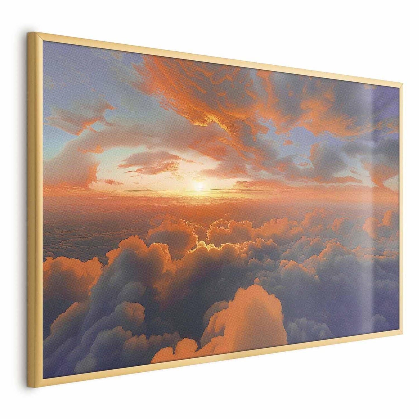 Poster - When Dawn Tickles the Clouds: A Color Show on the Morning Sky