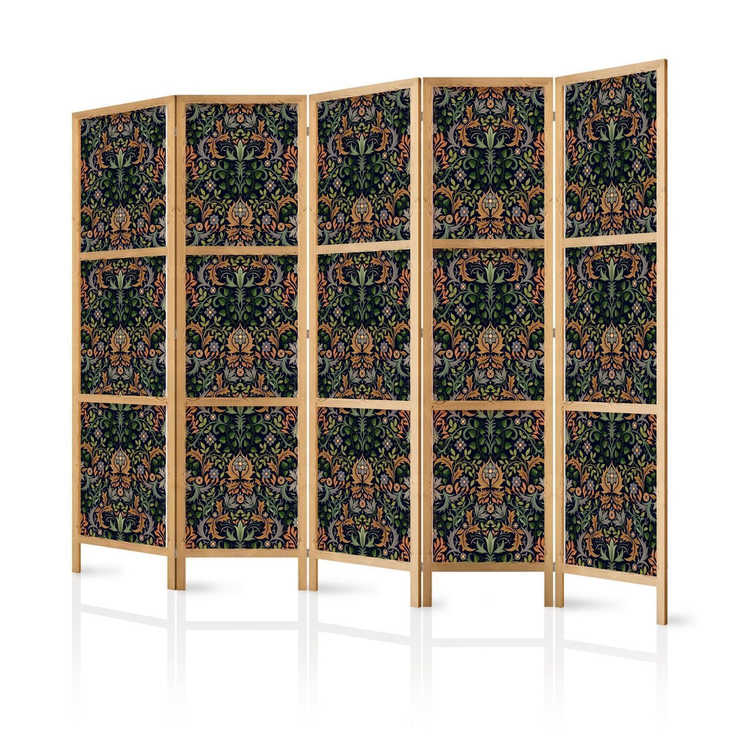 Japanischer Paravent - Retro Vintage Intricate and Rich Pattern in Victorian Style Artgeist