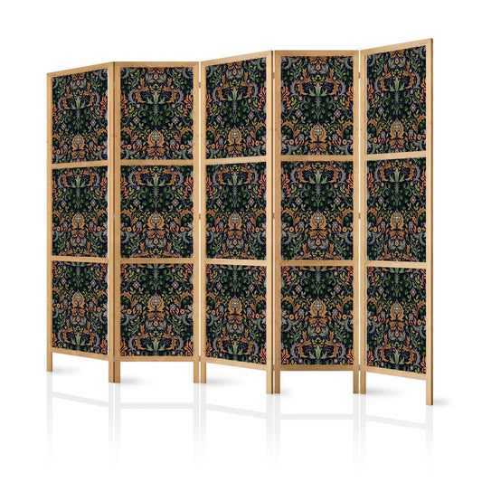 Japanischer Paravent - Retro Vintage Intricate and Rich Pattern in Victorian Style Artgeist