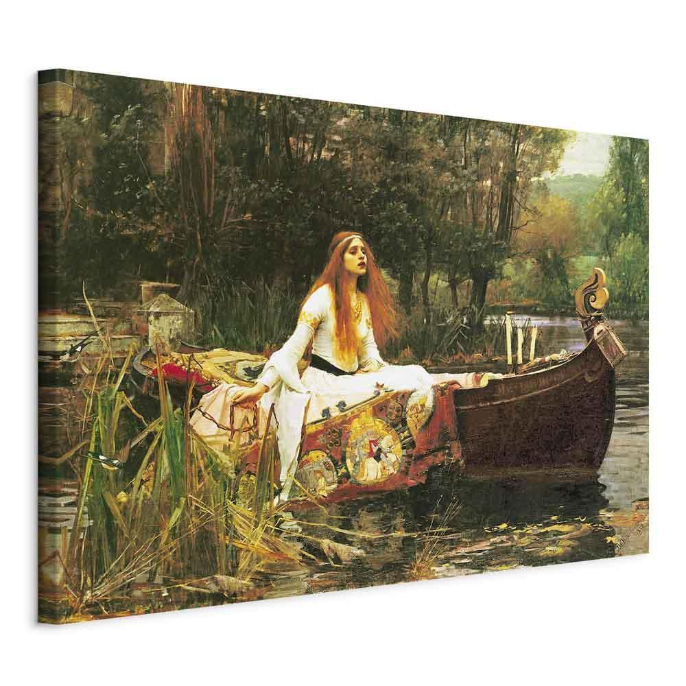 Leinwandbild - John William Waterhouse – The Lady of Shalott