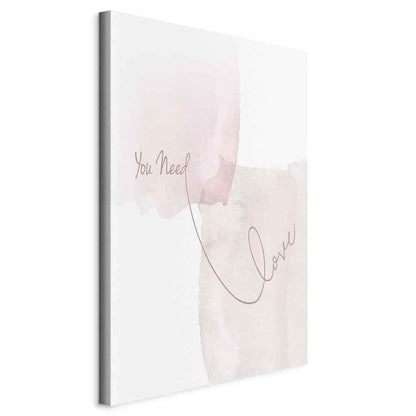 Leinwandbild - You Need Love (1 Part) Vertical