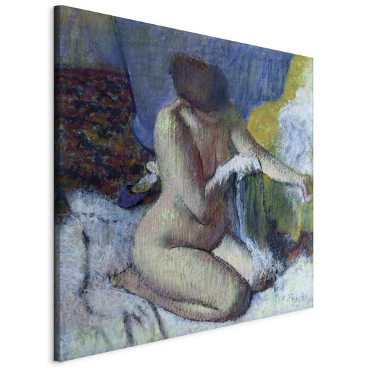 Leinwandbild - After the Bath (Edgar Degas) Artgeist