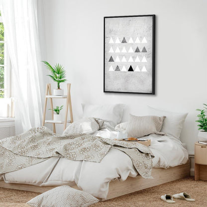 Leinwandbild - Grey Forest (1 Part) Vertical