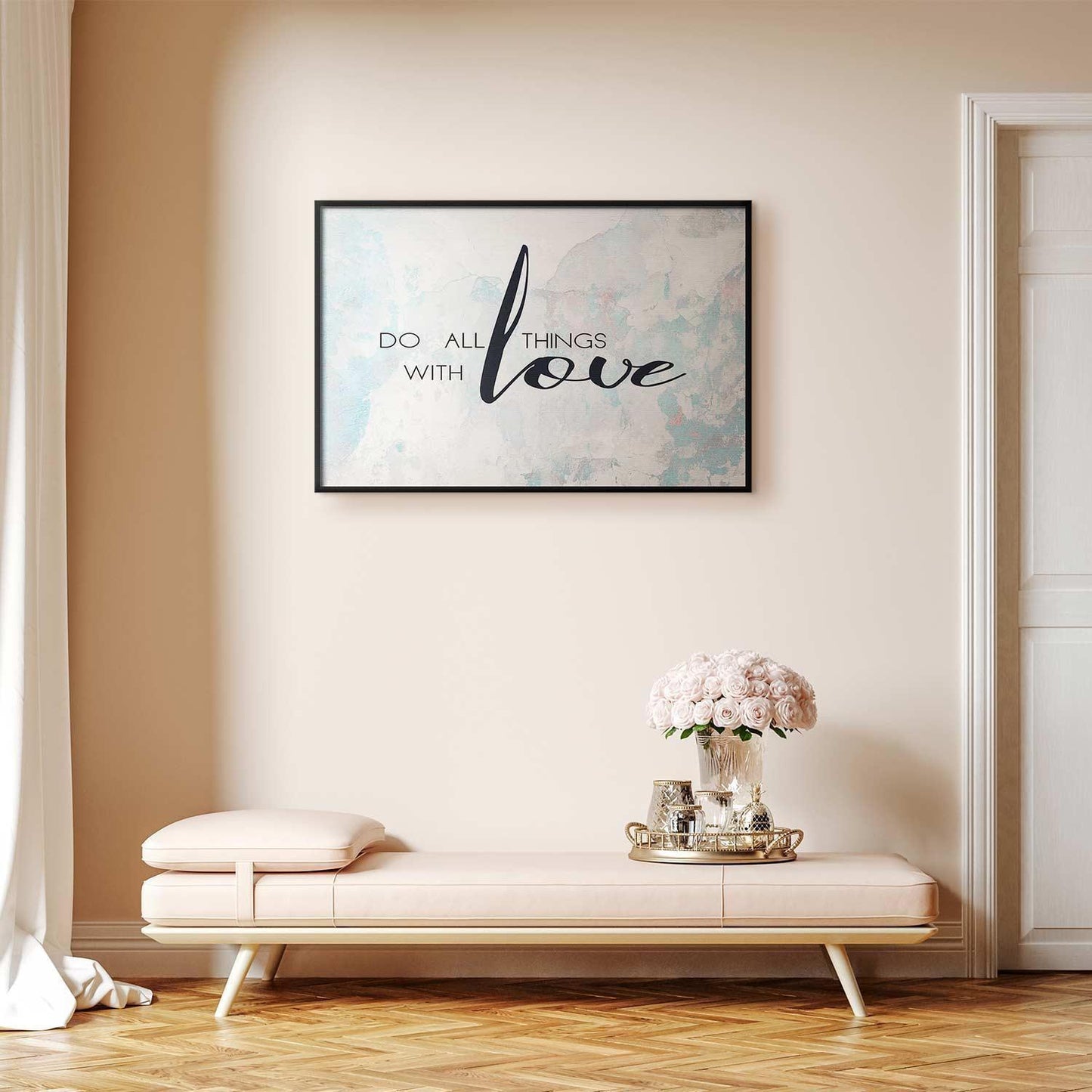Poster - Do All Things with Love Artgeist