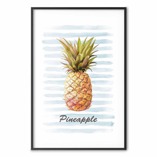 Poster - Pineapple and Stripes