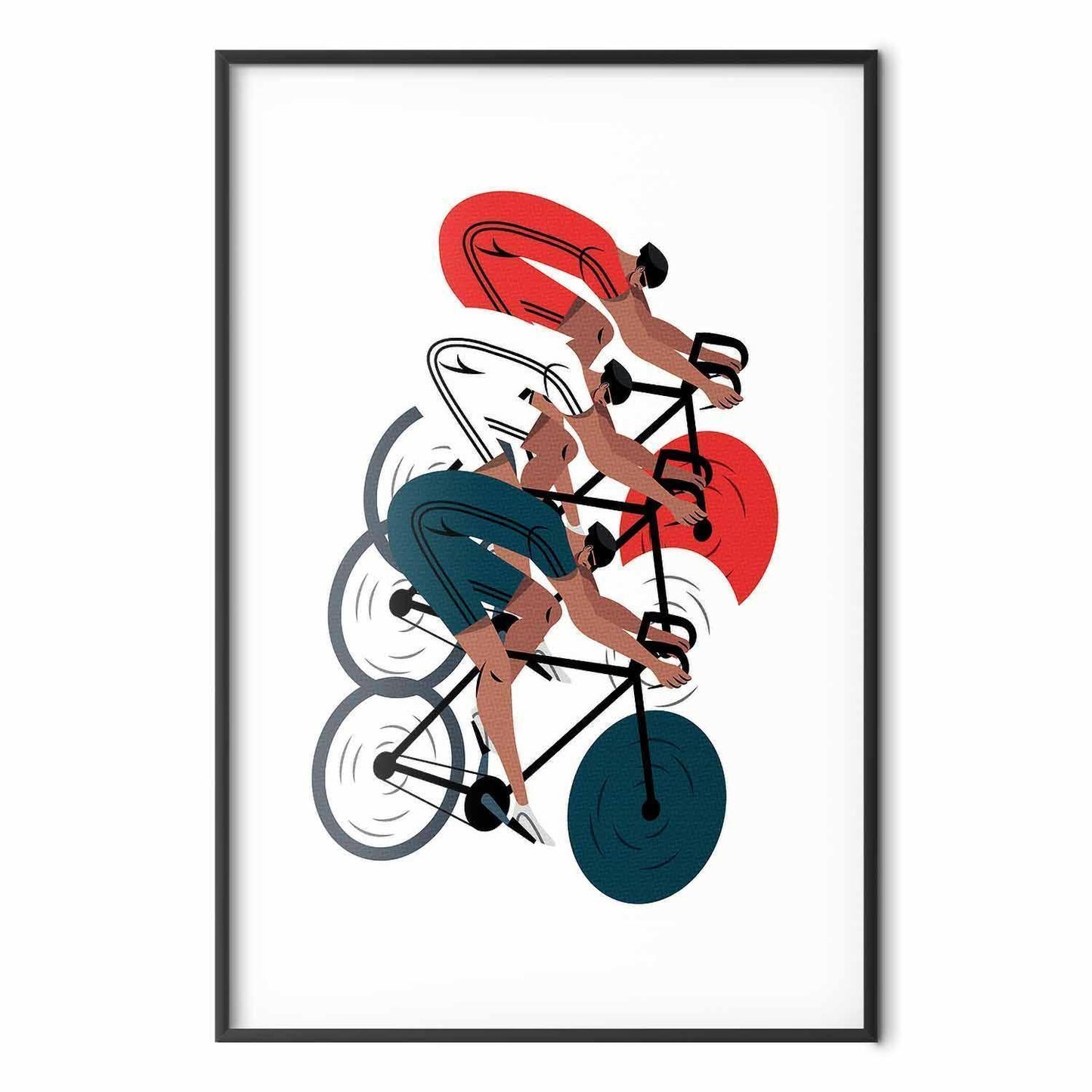 Poster - Olympics - Cycling Race