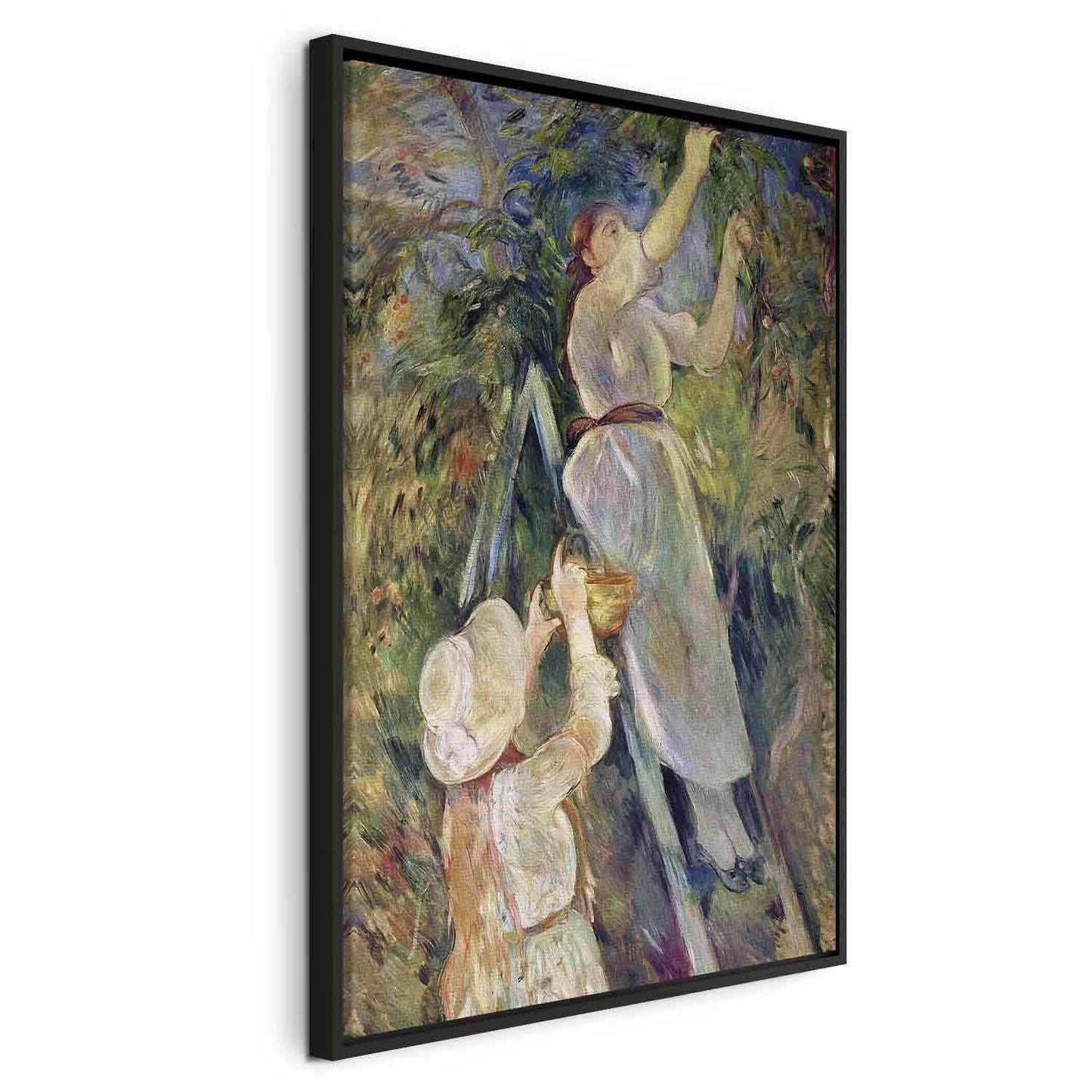 Leinwandbild - The Cherry Picker (Berthe Morisot) Artgeist