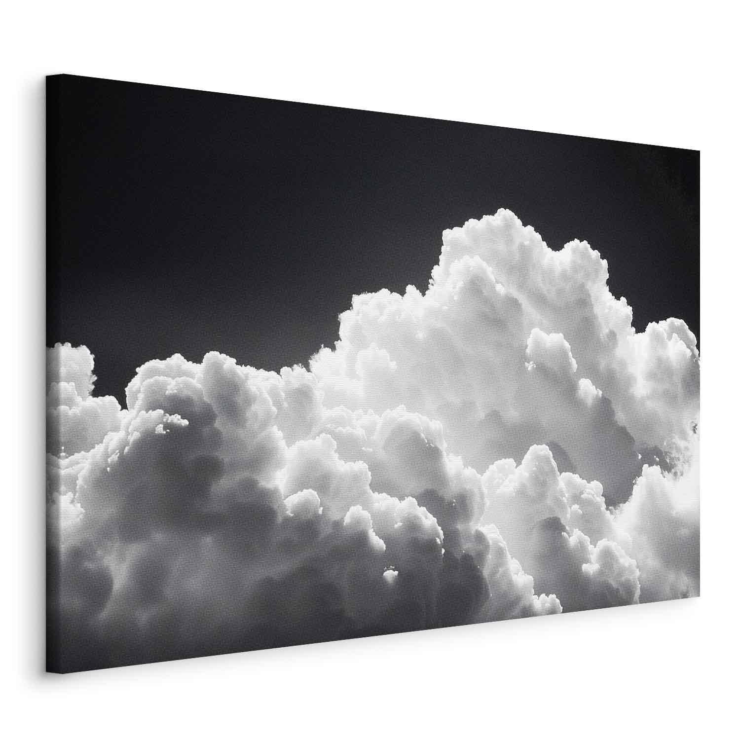 Leinwandbild - Discover the Endless Play of Sunlight – Clouds and Shadows in the Sky Artgeist