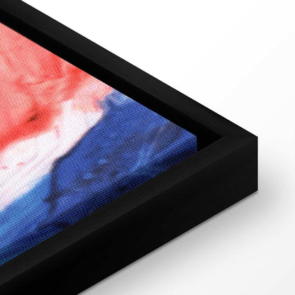 Leinwandbild - Spring Shades - A Colorful Mix of Warm and Cool Tones on Canvas