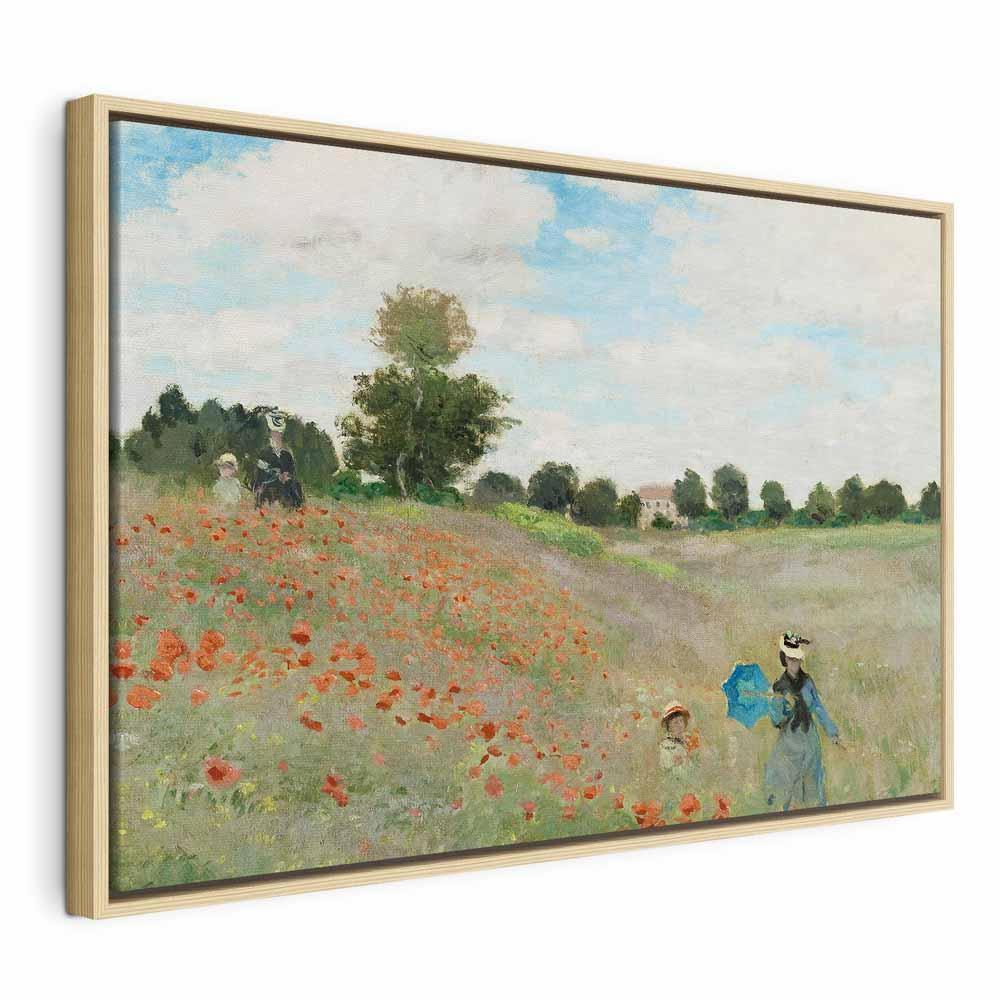 Leinwandbild - Claude Monet – Poppy Field near Argenteuil