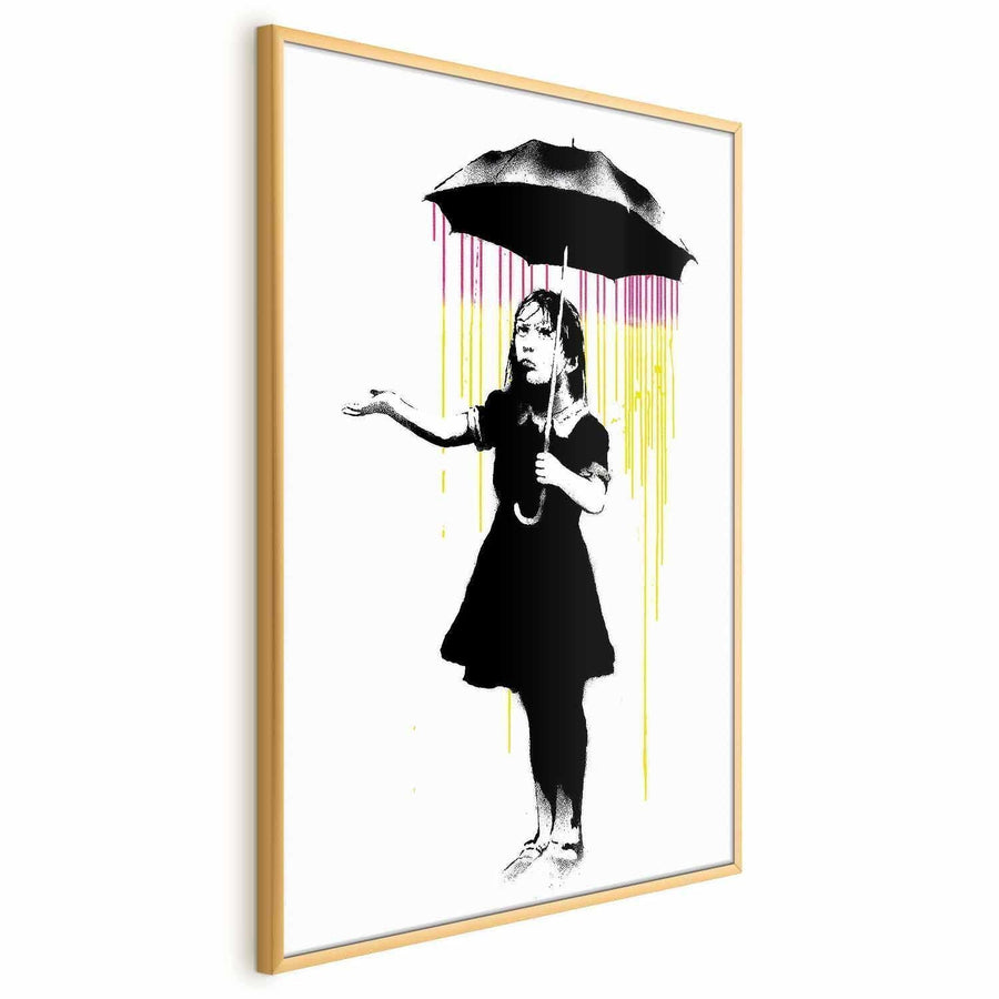 Poster - Girl with an Umbrella Artgeist