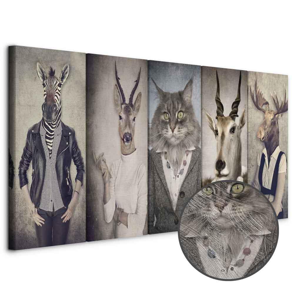 Leinwandbild - Animal Masks I