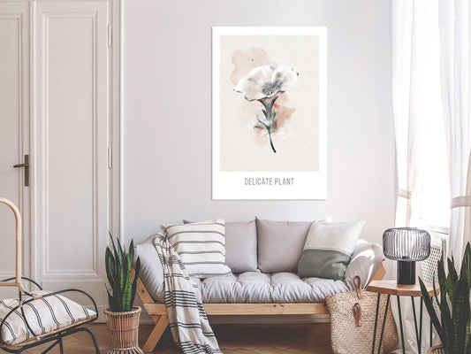 Leinwandbild - Delicate Plant (1 Part) Vertical