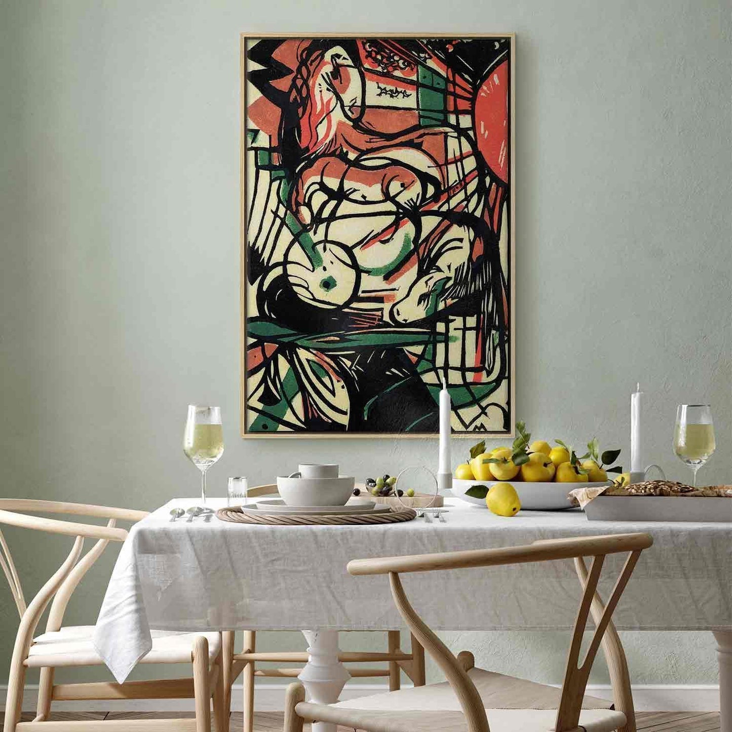 Leinwandbild - The Birth of the Horse (Franz Marc) Artgeist