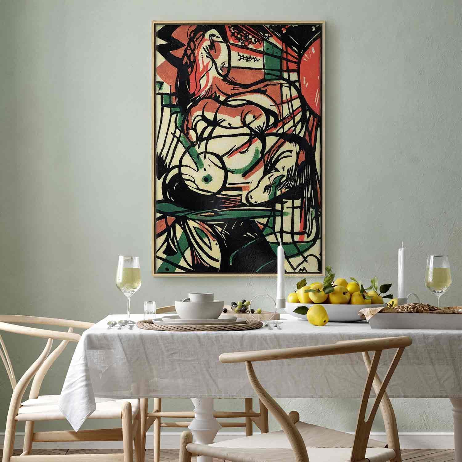 Leinwandbild - The Birth of the Horse (Franz Marc) Artgeist