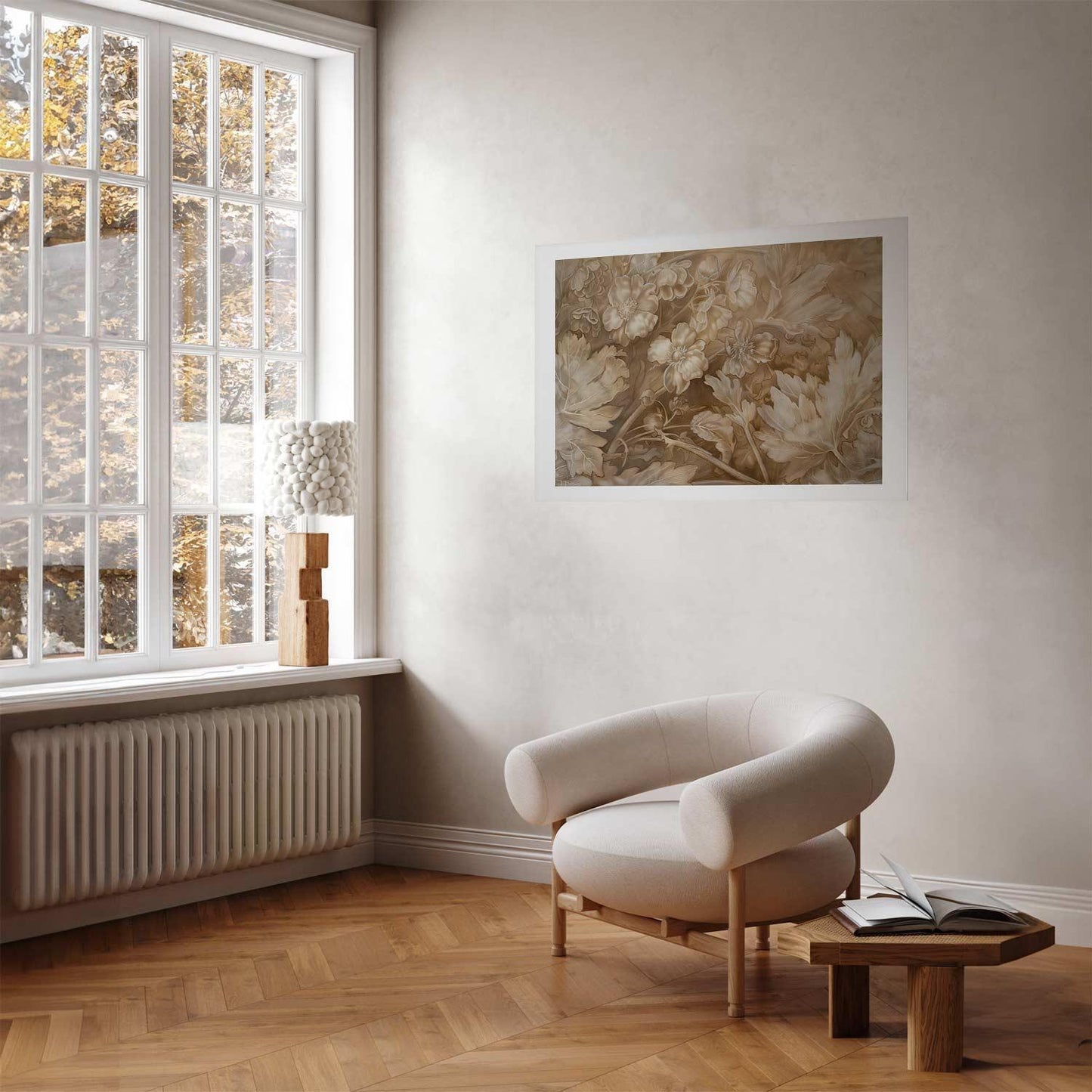 Poster - Ornamental Floral Carvings