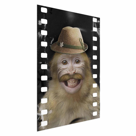 Poster - Monkey in a Hat Artgeist