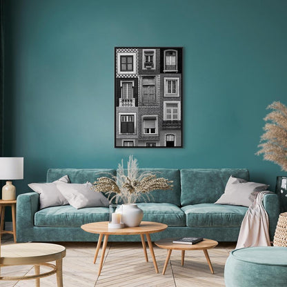 Leinwandbild - Patterned Windows (1 Part) Vertical