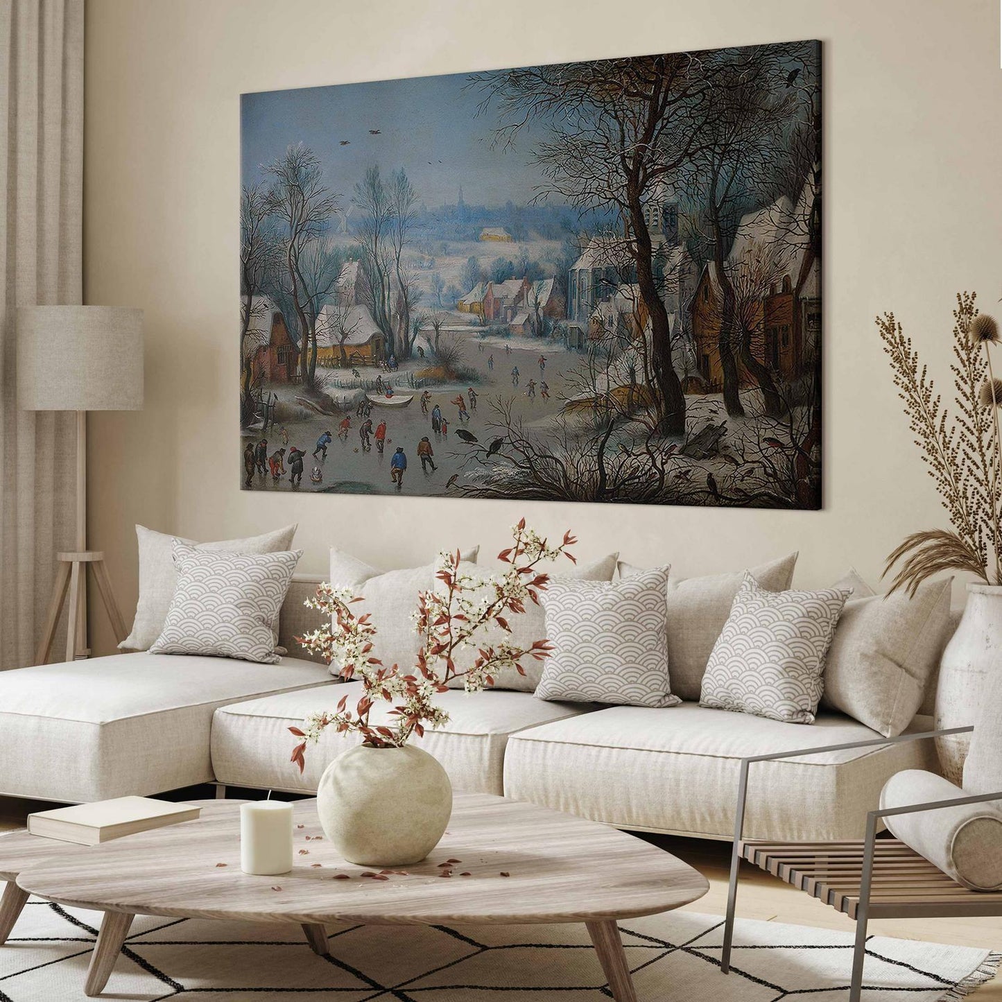 Wandbild XXL - Pieter Brueghel the Younger – Winter Games