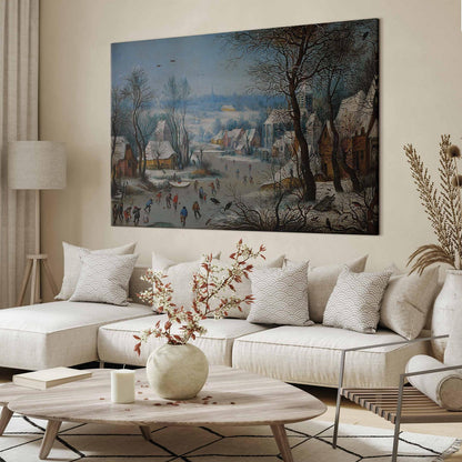 Wandbild XXL - Pieter Brueghel the Younger – Winter Games
