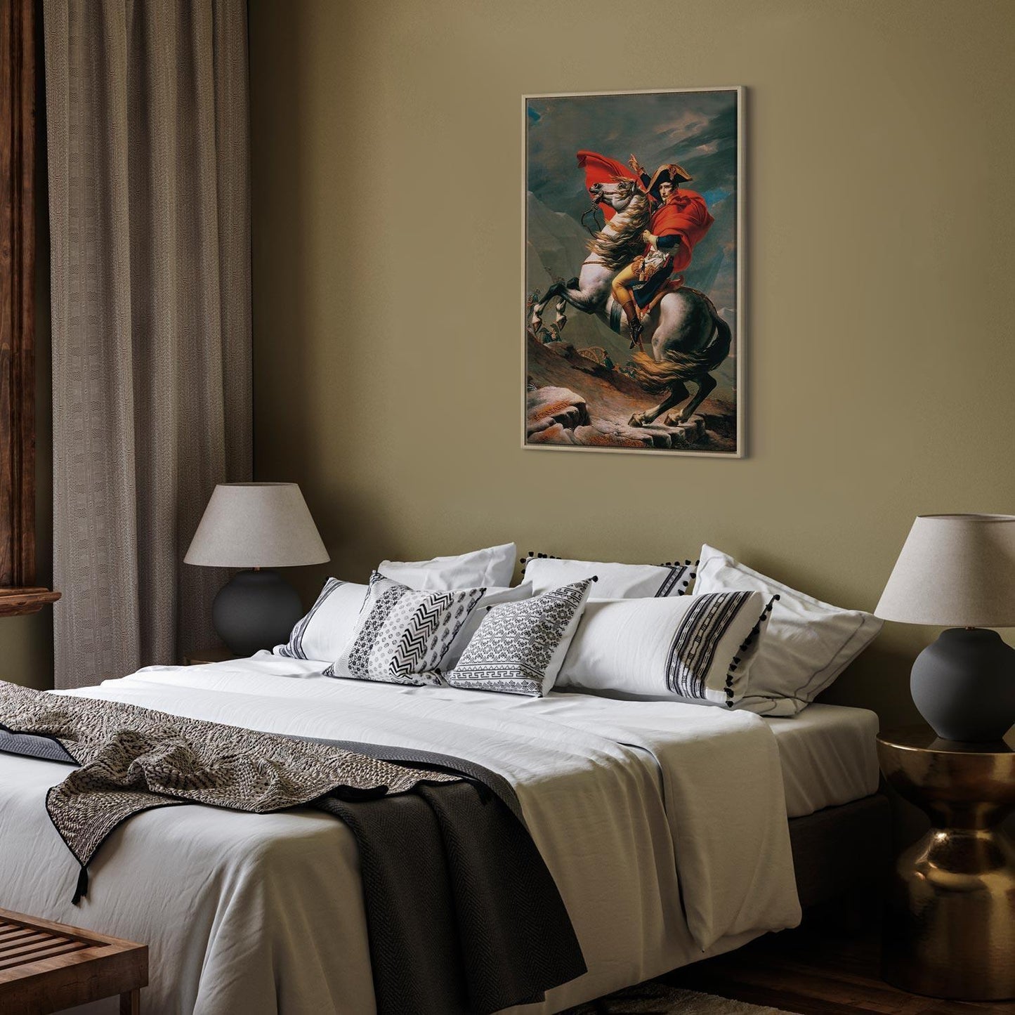 Leinwandbild - Jacques-Louis David – Napoleon Crossing the Alps