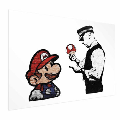 Poster - Banksy: Mushroom Picker Artgeist