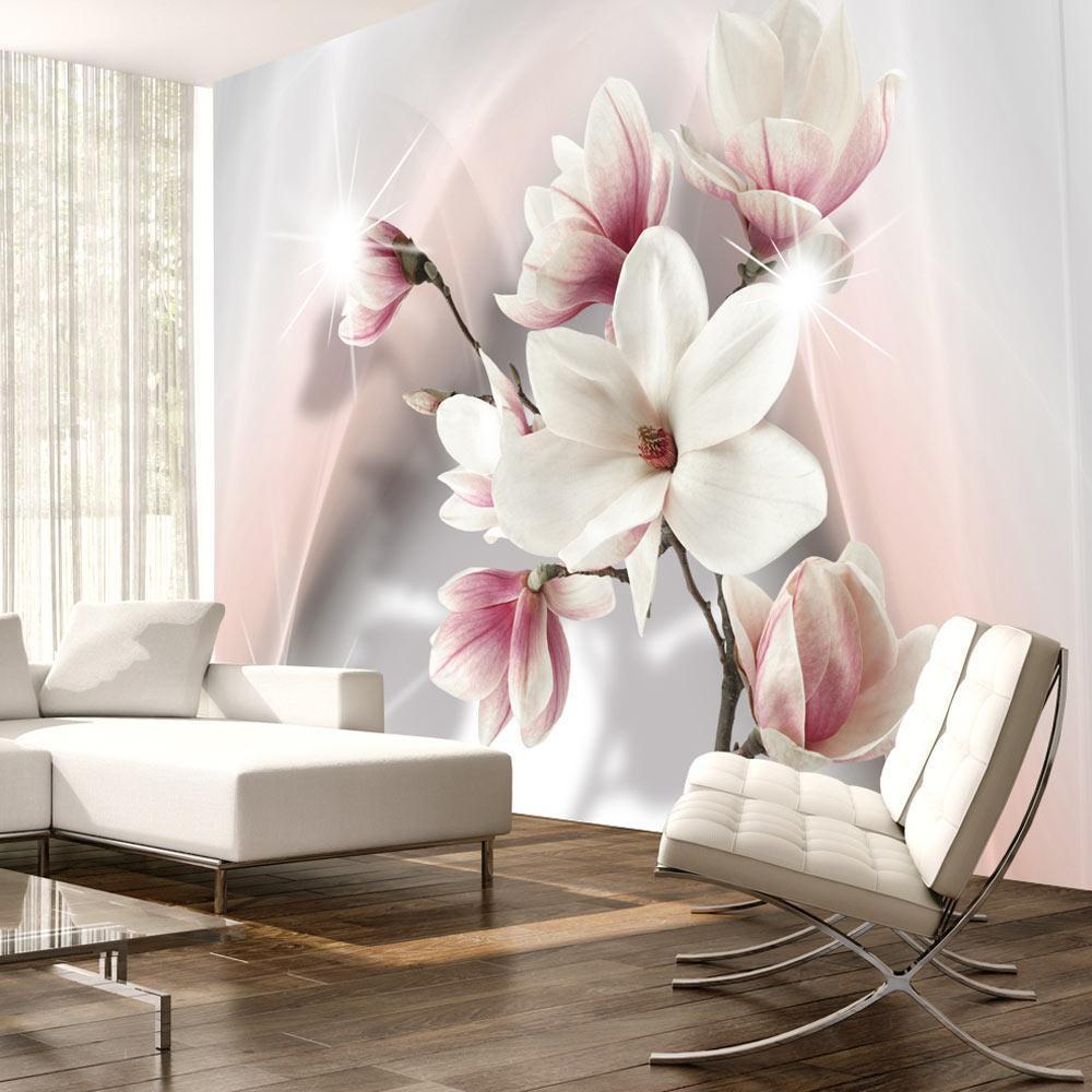 Fototapete - White magnolias Artgeist