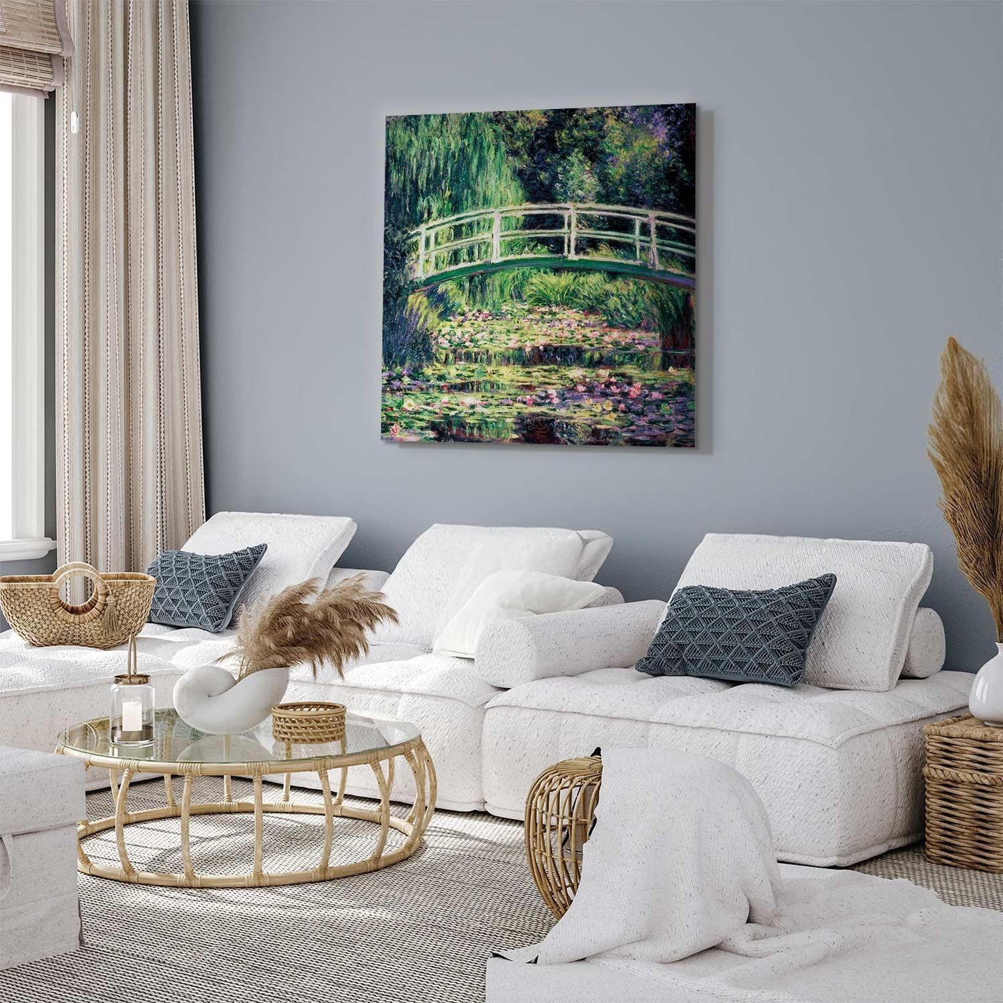 Leinwandbild - The Water Lily Pond Artgeist