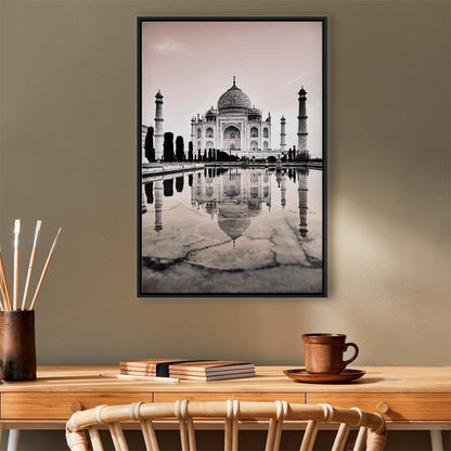 Leinwandbild - Taj Mahal (1 Part) Vertical