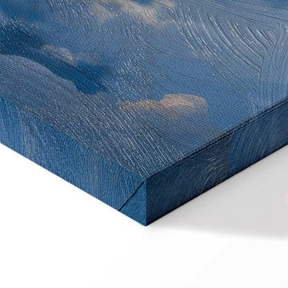 Leinwandbild - The Sun Revealing the Secrets of the Clouds: Spectacular Images in the Sky